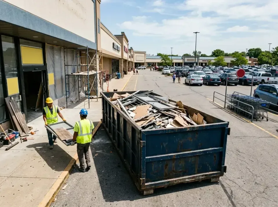 retail-store-renovation-debris-003 — frequently asked questions, Roll-off Dumpster Rentals in Prairie Creek, AR